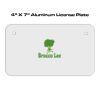 4 X 7 Aluminum License Plate  Thumbnail