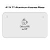 4 X 7 Aluminum License Plate  Thumbnail