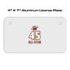4 X 7 Aluminum License Plate  Thumbnail