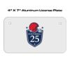 4 X 7 Aluminum License Plate  Thumbnail