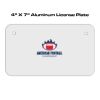 4 X 7 Aluminum License Plate  Thumbnail