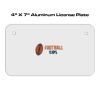 4 X 7 Aluminum License Plate  Thumbnail