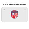 4 X 7 Aluminum License Plate  Thumbnail