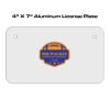 4 X 7 Aluminum License Plate  Thumbnail