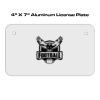 4 X 7 Aluminum License Plate  Thumbnail