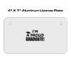 4 X 7 Aluminum License Plate  Thumbnail