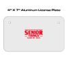 4 X 7 Aluminum License Plate  Thumbnail