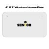 4 X 7 Aluminum License Plate  Thumbnail