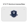 4 X 7 Aluminum License Plate  Thumbnail