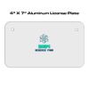 4 X 7 Aluminum License Plate  Thumbnail