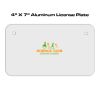 4 X 7 Aluminum License Plate  Thumbnail