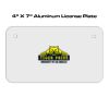 4 X 7 Aluminum License Plate  Thumbnail