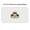 4 X 7 Aluminum License Plate  Thumbnail
