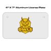 4 X 7 Aluminum License Plate  Thumbnail
