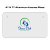 4 X 7 Aluminum License Plate  Thumbnail