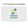 4 X 7 Aluminum License Plate  Thumbnail
