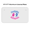 4 X 7 Aluminum License Plate  Thumbnail