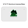 4 X 7 Aluminum License Plate  Thumbnail