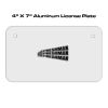 4 X 7 Aluminum License Plate  Thumbnail