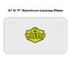 4 X 7 Aluminum License Plate  Thumbnail