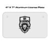 4 X 7 Aluminum License Plate  Thumbnail