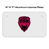 4 X 7 Aluminum License Plate  Thumbnail