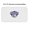 4 X 7 Aluminum License Plate  Thumbnail