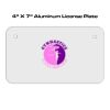 4 X 7 Aluminum License Plate  Thumbnail