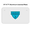 4 X 7 Aluminum License Plate  Thumbnail