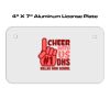 4 X 7 Aluminum License Plate  Thumbnail