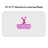 4 X 7 Aluminum License Plate  Thumbnail