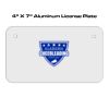 4 X 7 Aluminum License Plate  Thumbnail