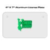 4 X 7 Aluminum License Plate  Thumbnail