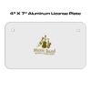 4 X 7 Aluminum License Plate  Thumbnail