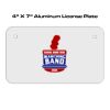 4 X 7 Aluminum License Plate  Thumbnail
