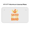 4 X 7 Aluminum License Plate  Thumbnail