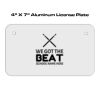 4 X 7 Aluminum License Plate  Thumbnail
