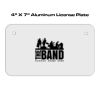 4 X 7 Aluminum License Plate  Thumbnail