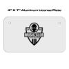 4 X 7 Aluminum License Plate  Thumbnail