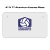4 X 7 Aluminum License Plate  Thumbnail