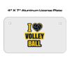 4 X 7 Aluminum License Plate  Thumbnail