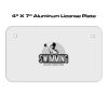 4 X 7 Aluminum License Plate  Thumbnail