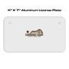 4 X 7 Aluminum License Plate  Thumbnail
