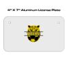 4 X 7 Aluminum License Plate  Thumbnail
