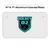 4 X 7 Aluminum License Plate  Thumbnail