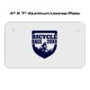 4 X 7 Aluminum License Plate  Thumbnail