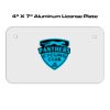 4 X 7 Aluminum License Plate  Thumbnail