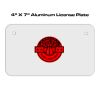 4 X 7 Aluminum License Plate  Thumbnail