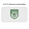 4 X 7 Aluminum License Plate  Thumbnail