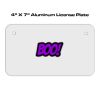 4 X 7 Aluminum License Plate  Thumbnail